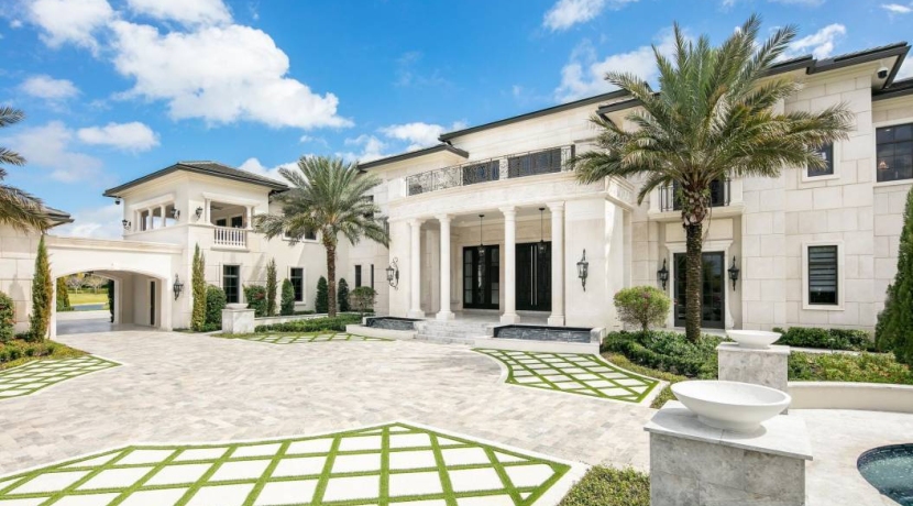 Inside A $23 Million Mega-Mansion Surrounded By A Lake