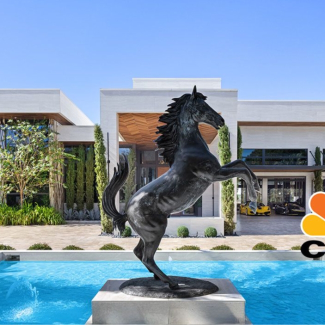 A $50 million Ferrari-inspired mansion just broke a local record in Delray Beach, Florida. Take a look inside