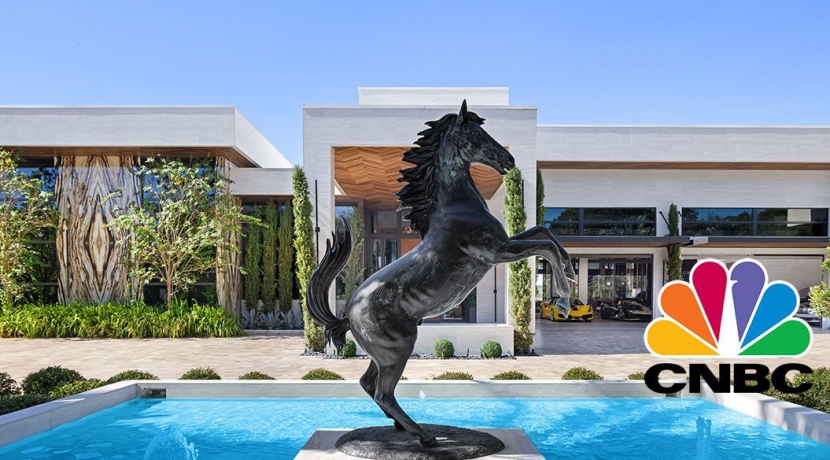 A $50 million Ferrari-inspired mansion just broke a local record in Delray Beach, Florida. Take a look inside