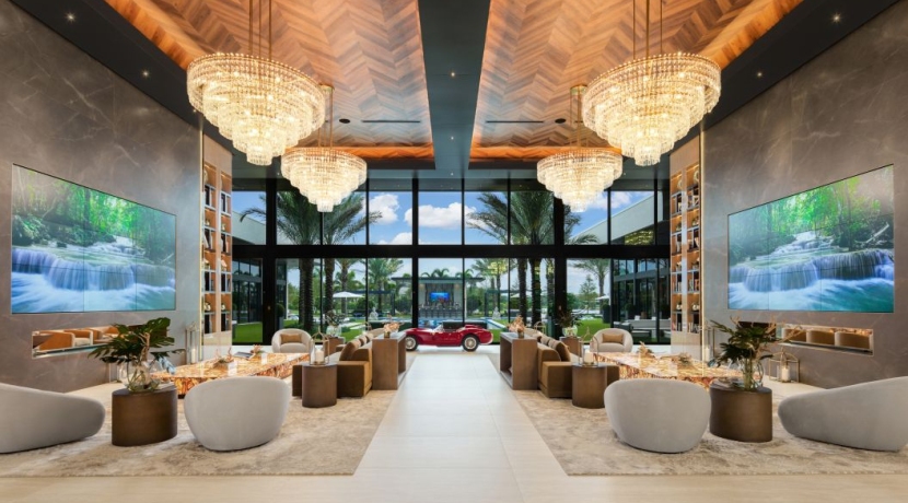 Shortly After Listing, a Ferrari-Inspired Florida Home Fetches Full $55 Million Ask