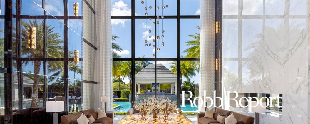 This $45 Million South Florida Estate Has a Secret Cigar Lounge, a Safe Room, and a Massage Suite