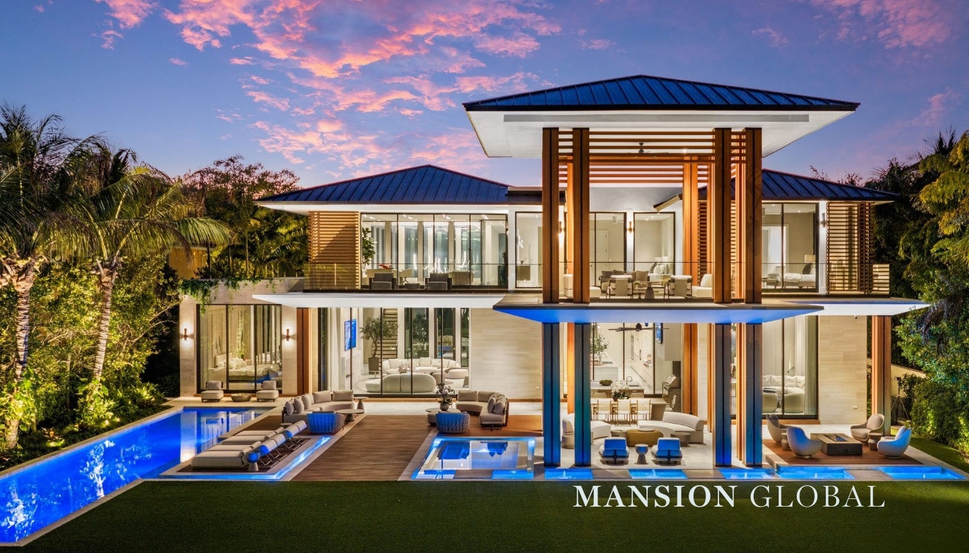 Zen-Influenced Compound in Palm Beach Gardens, Florida, With Two Pools Asks $40 Million