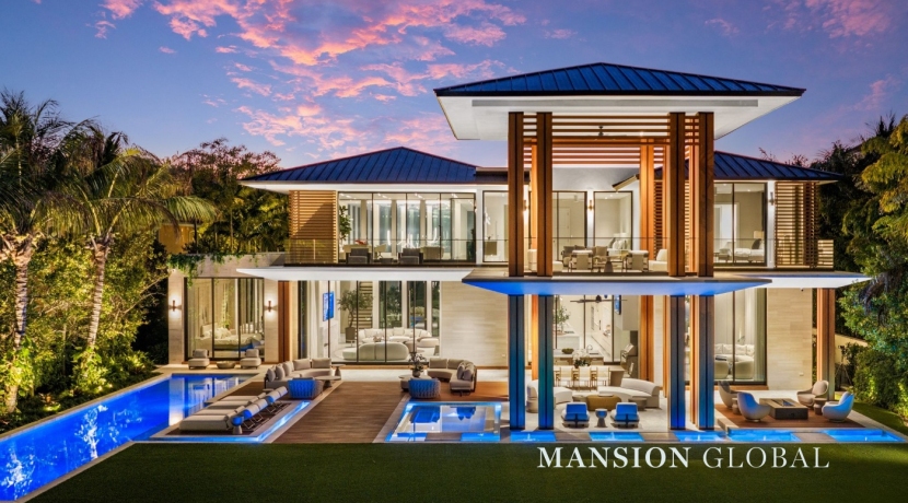 Zen-Influenced Compound in Palm Beach Gardens, Florida, With Two Pools Asks $40 Million