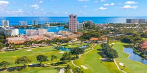 The Residences at The Boca Raton exterior overlooking the golf course