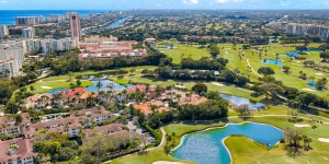 The Residences at The Boca Raton exterior overlooking the golf course